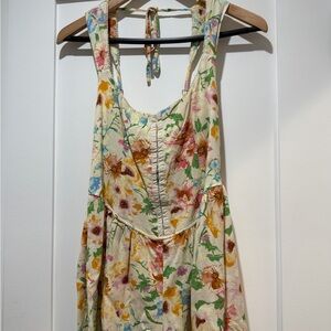 Wild Fable Floral Corset Front Lightweight Romper